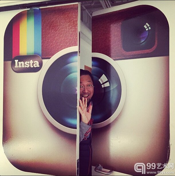 村上隆在Instagram上贴出的照片