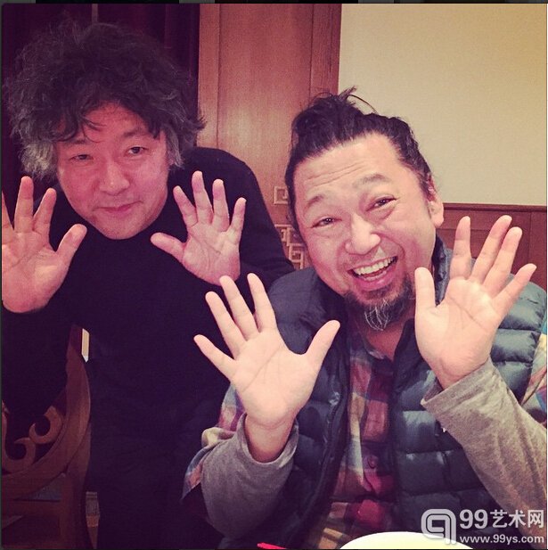 村上隆在Instagram上贴出的照片