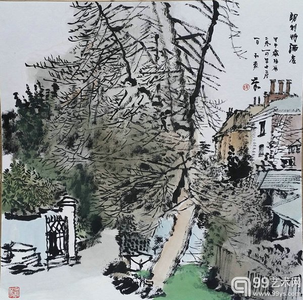 英国展写生作品