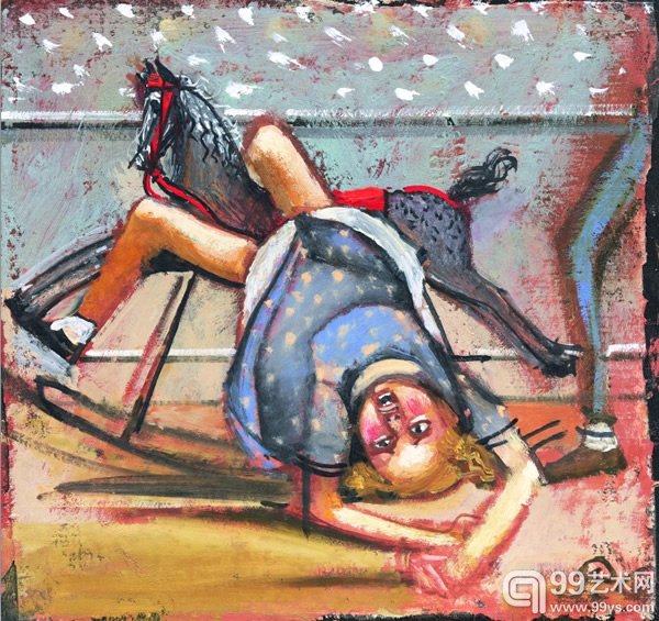 木马恶作剧 20x20cm 2009年