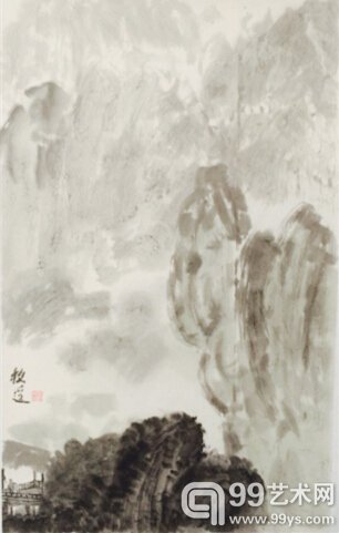 李牧遥的水墨画