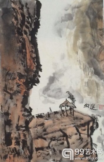 李牧遥的水墨画