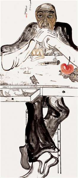 焦虑·222cmx99cm·2007年·23