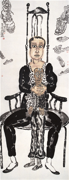 女人与思想家·179cmx96cm·1992年·35