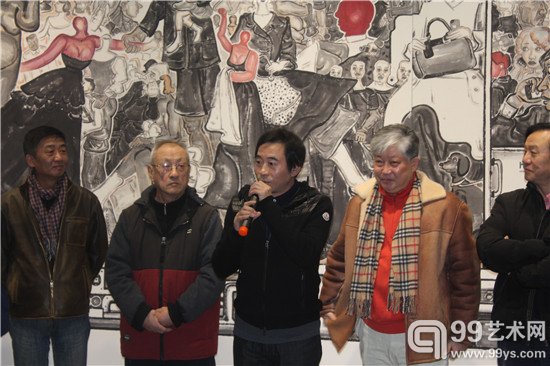艺术家李孝萱先生致辞