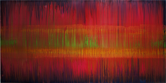张湘溪 渗漏 135X250 绢本设色 2014