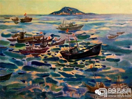 海浪 60×80cm 2013年