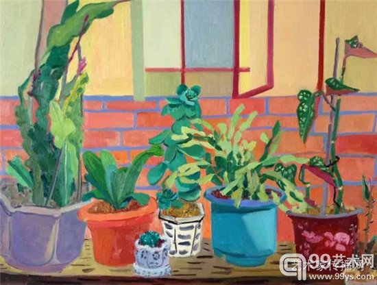 小植物 60×80cm 2013年