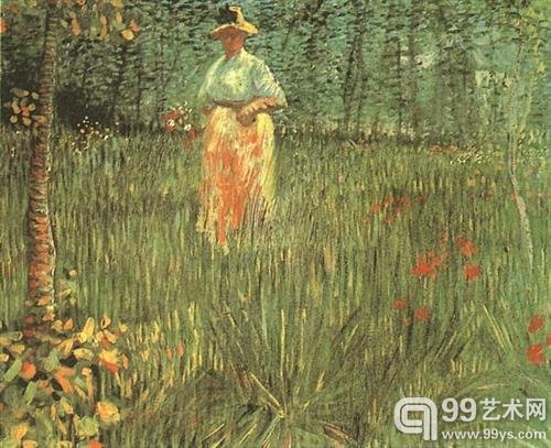 1887（由于与不断发展的当代法国艺术运动接近，调色板变得愈来愈明亮；在咖啡馆的墙上展出自己的作品；同毕沙罗、德加、修拉、塞尚相识并交往；深受印象派技法和后期印象派理论的影响；厌倦巴黎的生活，向往阳光更为明亮灼热、色彩更加强烈瑰丽的法兰西南部，开始绘制向日葵连作。）