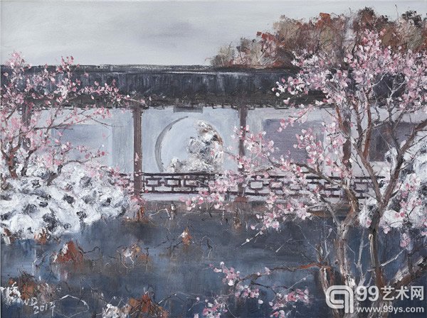 刘伟：《冬园林》系列之二 120x90cm  2013年