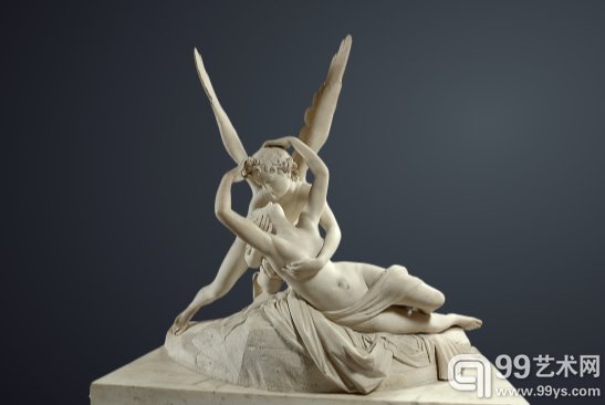 6.Antonio Canova, 《爱神之吻让赛克复活》（Psyche Revived by Cupid`s Kiss ），1777. 