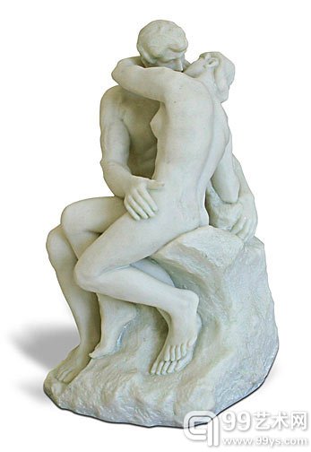 11.Auguste Rodin, 《吻》 ，1901–4. 