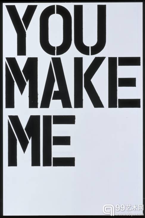 13.Christopher Wool, 《你制造了我》 (You Make Me) ，1997). 