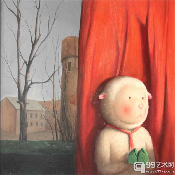杨媛媛-北西南东-布面油画-60x60cm-2014