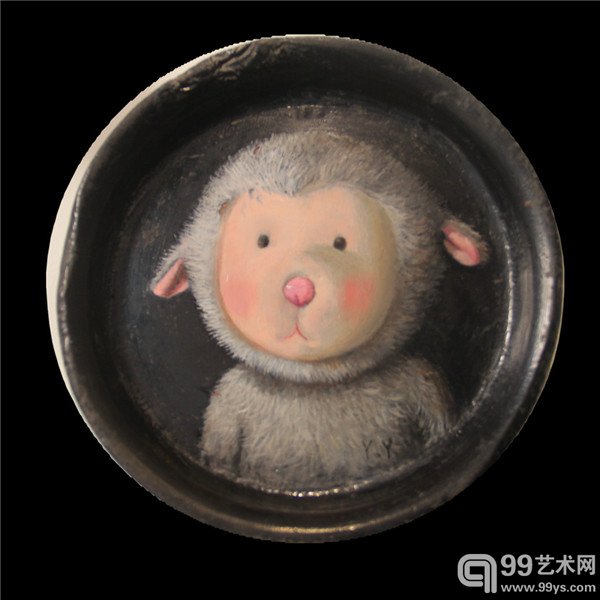 杨媛媛-圆盘No.2-综合材料-直径21cm-2014