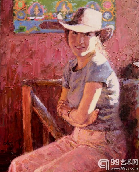 央吉垃姆100x80布上油彩2009年