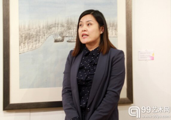 雅昌艺术网副总经理王丽致辞