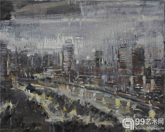 《这黑暗已被光明遗忘》赵峥嵘布面油画 40x30cm2014年