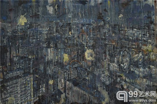 《这闪烁着的星光，是人们凝视的眼睛》赵峥嵘布面油画150x100cm2014年
