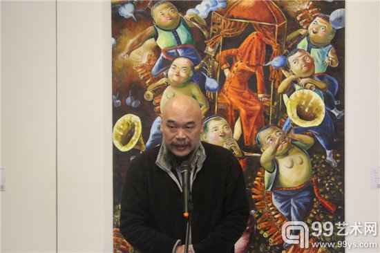 艺术家伊灵致辞