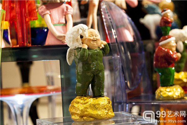 “羊年攒幸福，看向京那英之羊”现场新作品展示