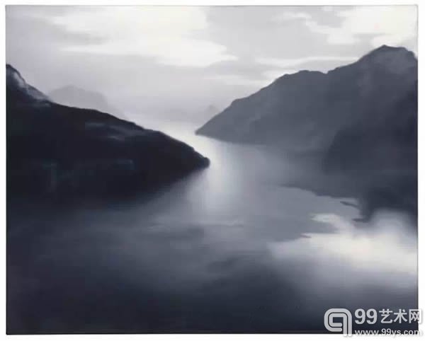 拍品编号8格哈德·李希特 (生於1932年)《琉森湖》签名、编号与日期：226/2 Richter 69 (背面)油彩  画布47 1/4 x 59 1/4寸 (120 x 150公分)1969年作估价待询