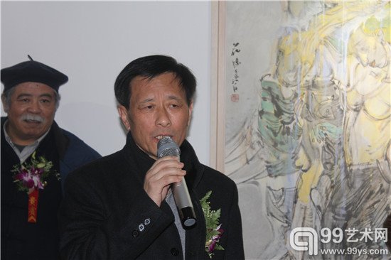 沧州美术馆理事长周爱民先生致辞