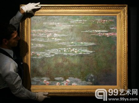 伦敦苏富比2007  莫奈《睡莲》以1850万英镑成交