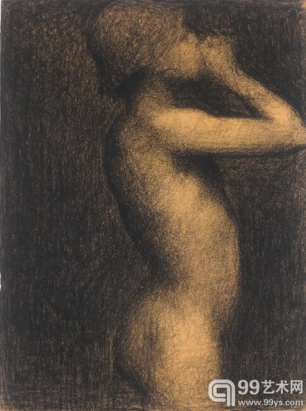 No 8: 乔治·修拉纸上佳作《浴场人物习作》（1883-1884），以776.5万英镑售出