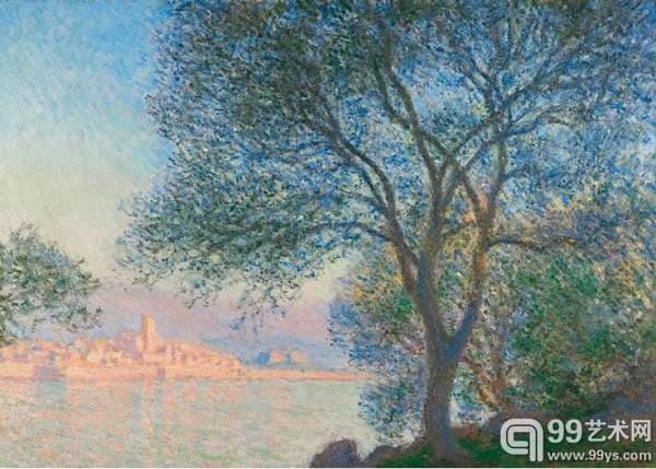 No 7 : 克劳德·莫奈佳作《萨里斯观昂蒂布景致》（1888）,以877.3万英镑售出
