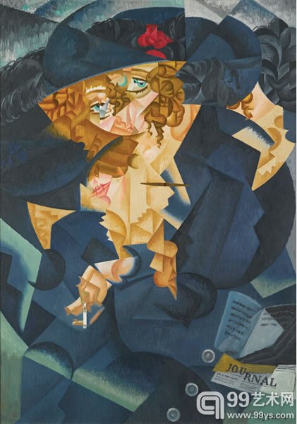 No 9 : 吉诺·塞维里尼画作《RITMO ASTRATTO DI MADAME M.S.》（1915），以709.3万英镑售出