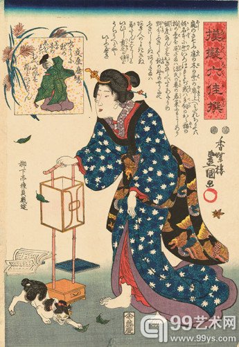 喵星人来袭：美国举办猫主题的浮世绘展
