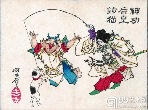喵星人来袭：美国举办猫主题的浮世绘展