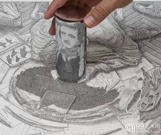 严谨的创作：集透视学，几何学和物理学于一身的艺术绘画