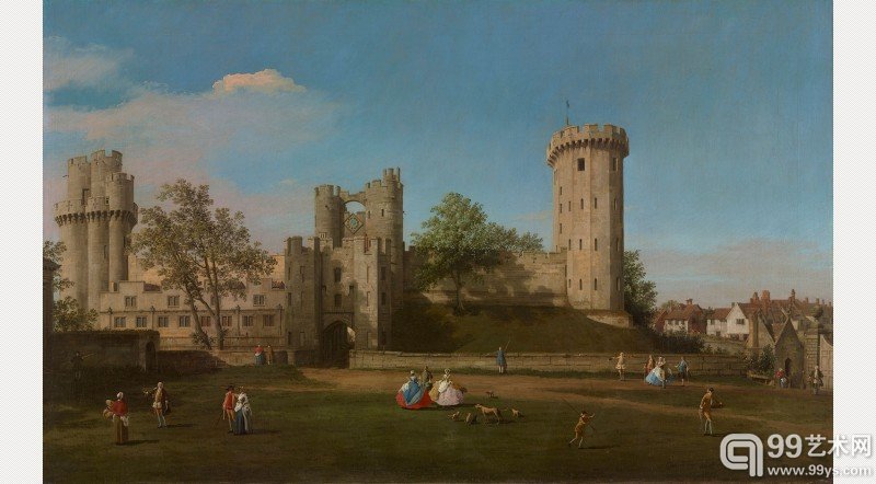 Canaletto, Warwick Castle, 1752