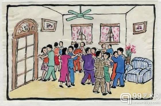 1952年至1956年这段期间，上海市民的生活非常活跃，欢欣。在每个周末，许多单位的工会都主办联欢舞会，有的单位还邀请别的单位同志来参加本单 位的舞会，大德医院工会也不例外。美棠和我经常在大德医院的舞会上跳舞。那时候，私营舞厅照样开业，美棠和我也会去玩。