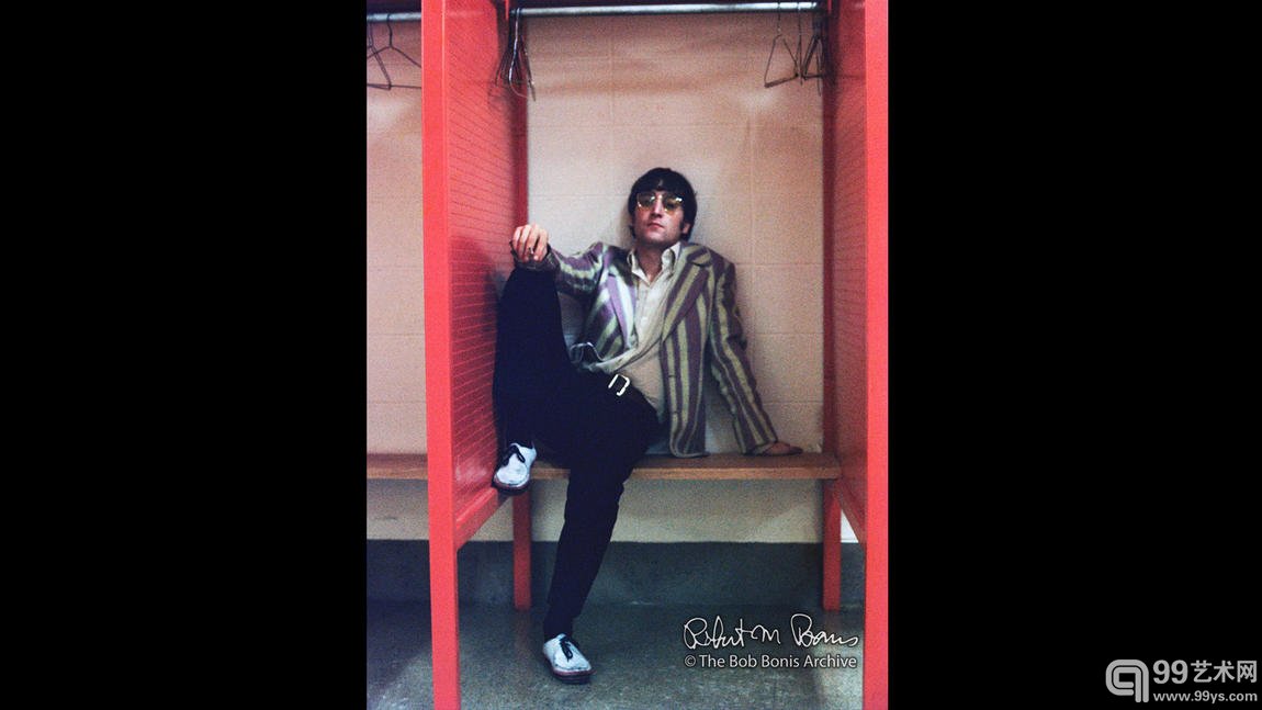 John Lennon backstage St. Louis, August 1966