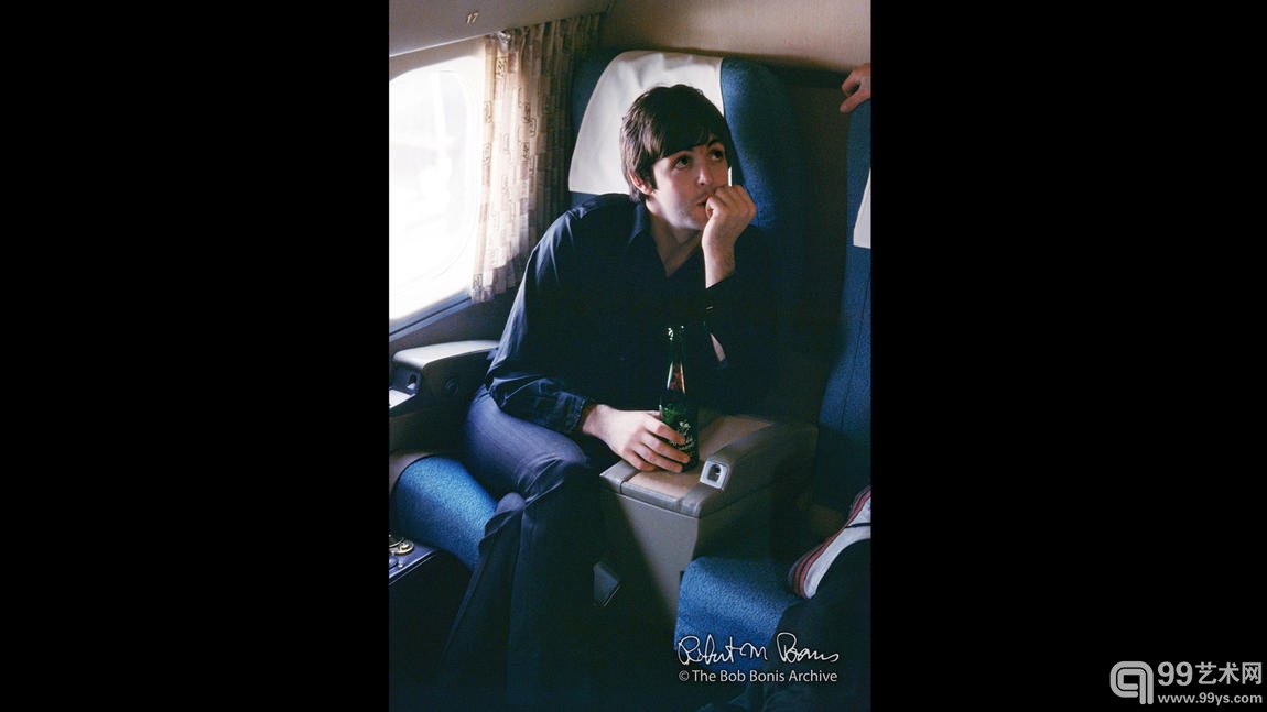 Paul McCartney en route to St. Louis, August 1966