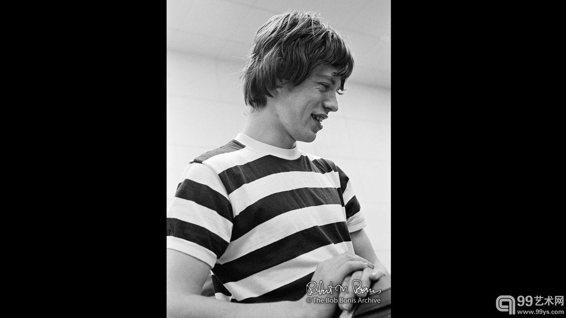 Mick Jagger at RCA Studios, Hollywood, 1965
