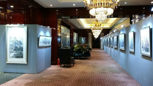 山水清和——杨云鹤中国画作品展开幕现场