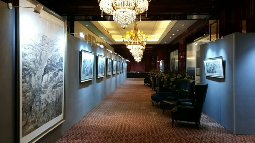 山水清和——杨云鹤中国画作品展开幕现场