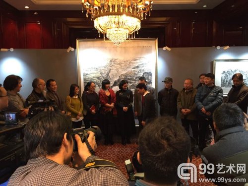 山水清和——杨云鹤中国画作品展开幕现场