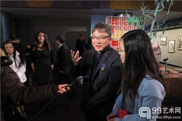 “艺术中国汇”总设计黄建成接受采访