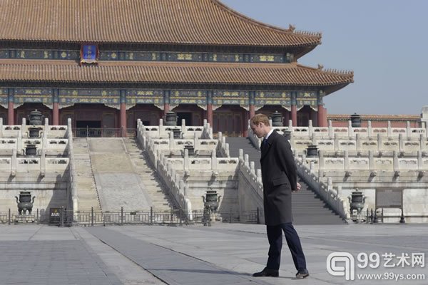 威廉王子参观故宫