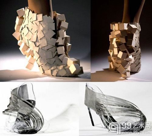 旅居在意大利的巴西鞋类设计师Andreia Chaves就是把高跟鞋完全当做艺术品来设计的