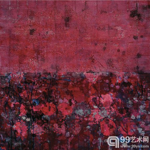 寂（之五）60cm×60cm 布面油画 丙烯 2012