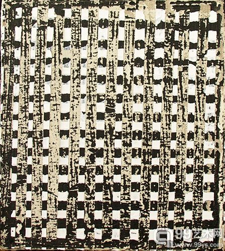 格（之三）60cm×60cm 布面油画 丙烯 2007