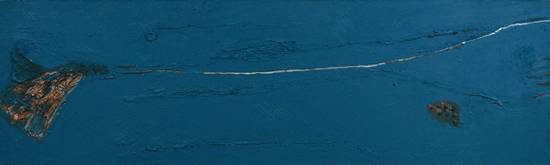 一道风景（之一）160cm×50cm 布面油画 1999