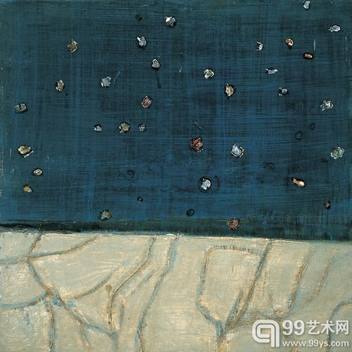 寂（之一）60cm×60cm 布面油画 丙烯 2007