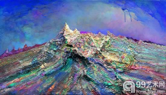 碧山  2013年  综合材料  45cmx80cm (2)